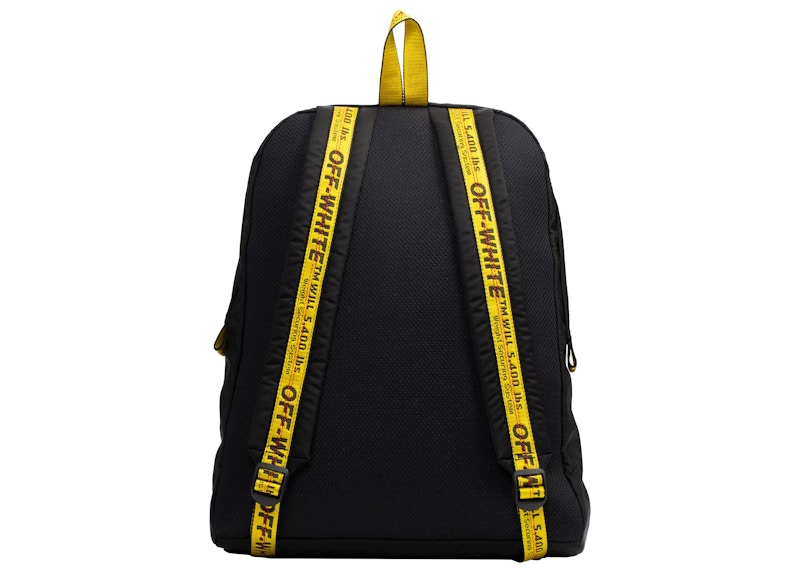 OFF-WHITE Arrow East Backpack Black White 圖 3