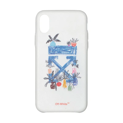 Off-White Arrow iPhone X Case White/Blue