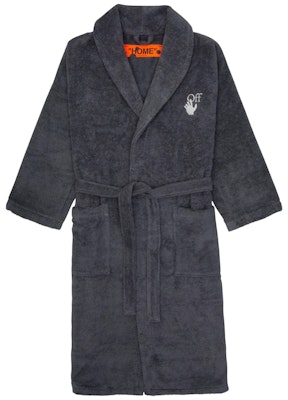 Jubah Mandi Kelabu Off-White Arrow Leaves Buy Jubah Mandi Kelabu Off-White Arrow Leaves