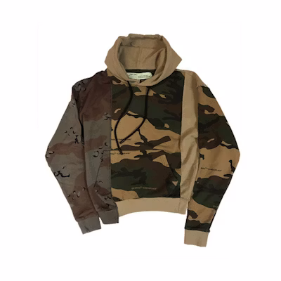 OFF-WHITE Arrow Logo Hoodie Multi Camo