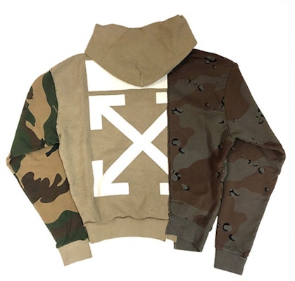 Off-White Arrow Logo Hoodie Multi Camo Order Off-White Arrow Logo Hoodie Multi Camo