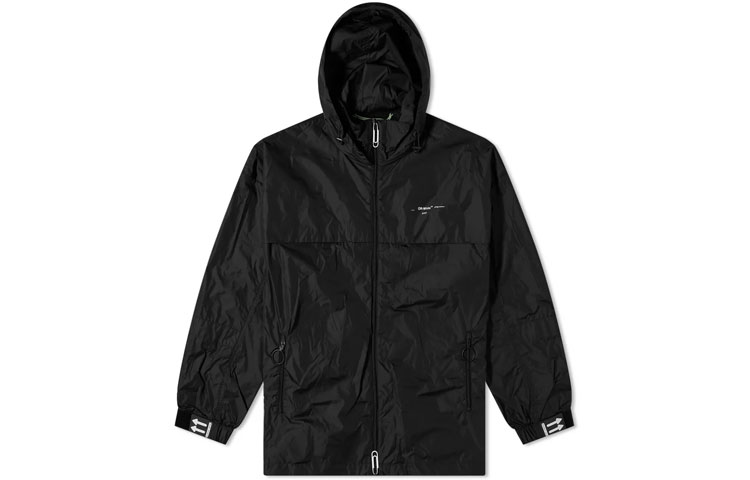 Off-White Arrow Logo Modern Street Coat Black OMEB014R20G450211001