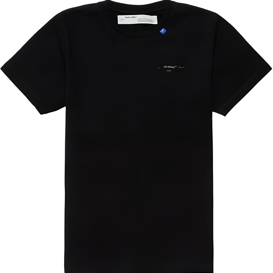 OFF-WHITE Arrow Logo Print Short Sleeve T-Shirt Black (FW19) OMAA027E191850011091