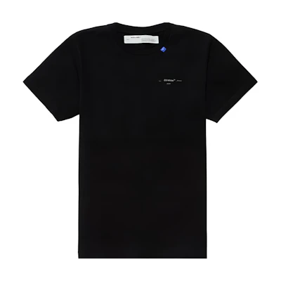 OFF-WHITE Arrow Logo Print Short Sleeve T-Shirt Black (FW19) OMAA027E191850011091