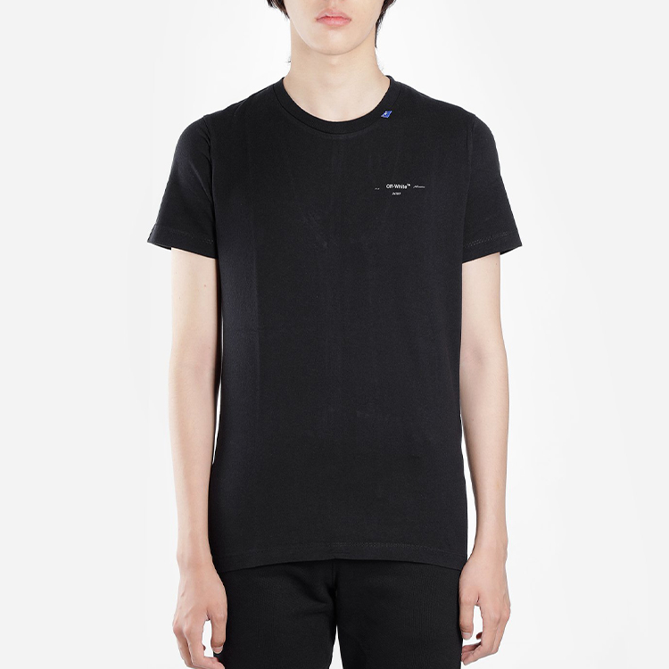 OFF-WHITE Arrow Logo Print Short Sleeve T-Shirt Black (FW19) OMAA027E191850011091 圖 4