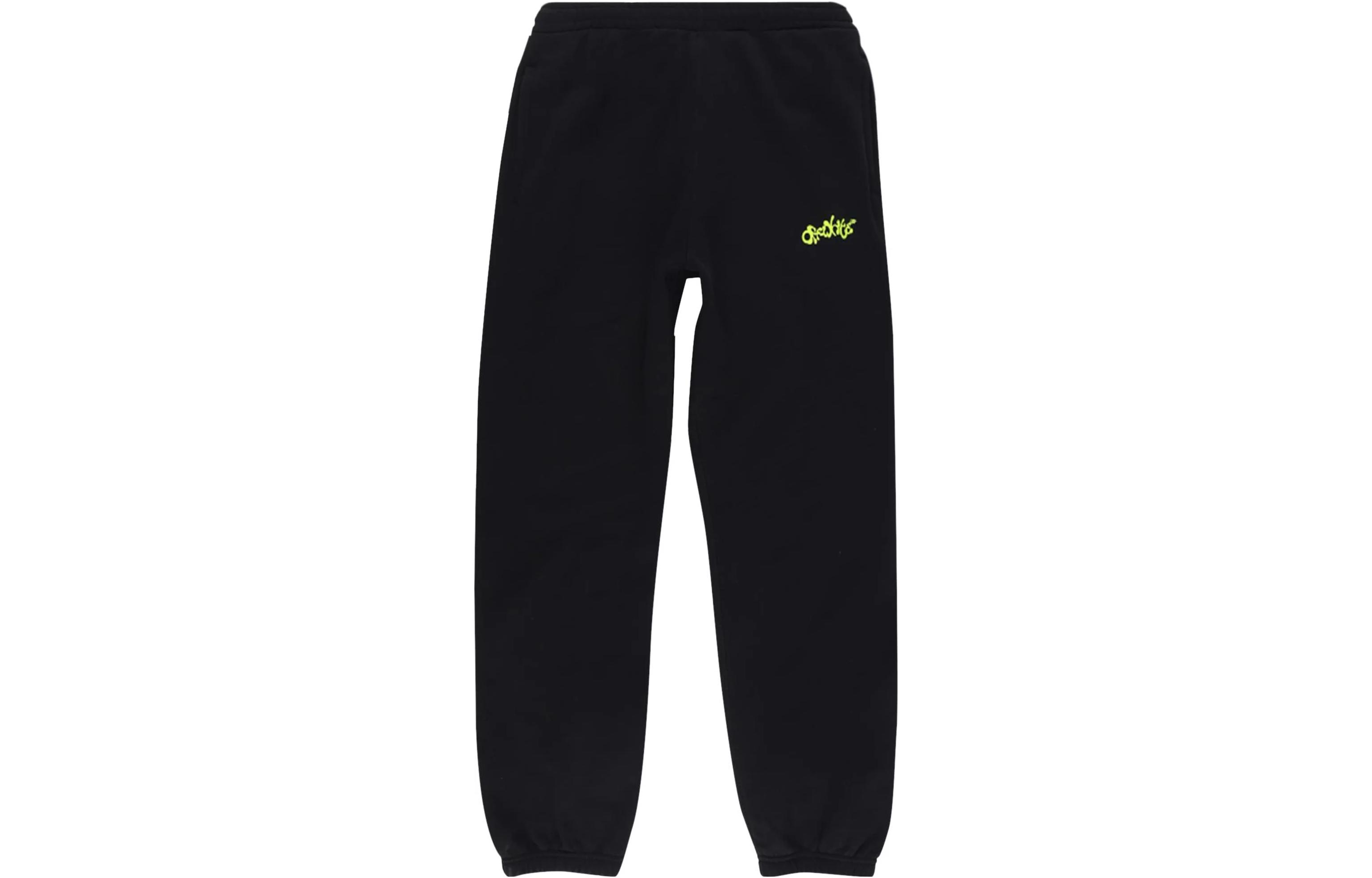 Order OFF-WHITE Arrow Logo Sweatpants Black  Regular Fit Track Pants. OMCH029S23FLE0031050