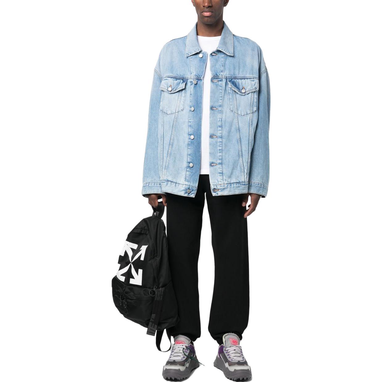 Shop OFF-WHITE Arrow Logo Sweatpants Black  Regular Fit Track Pants. OMCH029S23FLE0031050