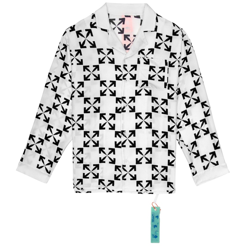 Off-White Arrow Pattern Pijama White/Black