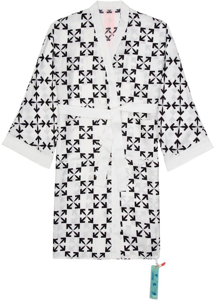 off-white-arrow-pattern-silk-robe-white-black