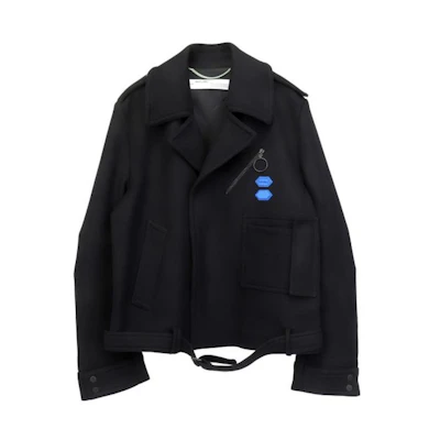 Off-White Arrow Peacoat Black