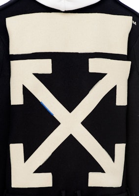 Off-White Arrow Peacoat Black Lookbook Off-White Arrow Peacoat Black