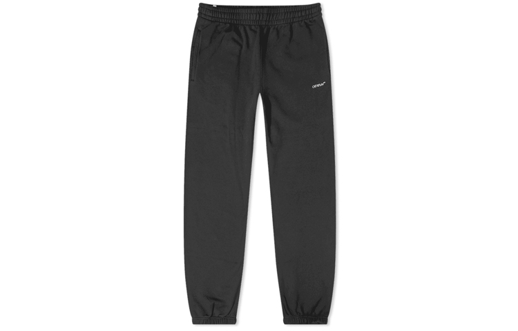 Order OFF-WHITE Arrow Print Knit Sweatpants Men’s Black FW20 OMCH029E20FLE0061001