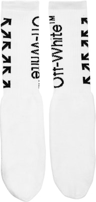 Off-White Arrow Socks (SS19) White/Black Buy Off-White Arrow Socks (SS19) White/Black