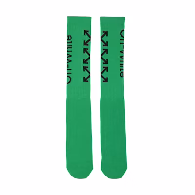 Off-White Arrow Socks Green/Black