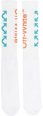 Kaos Kaki Off-White Arrow Putih/Jingga/Biru Buy Kaos Kaki Off-White Arrow Putih/Jingga/Biru