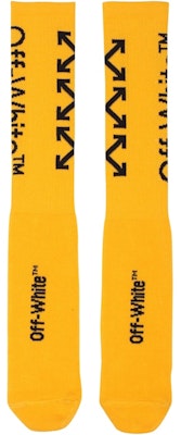 Off-White Arrow Socks Yellow/Black Order Off-White Arrow Socks Yellow/Black