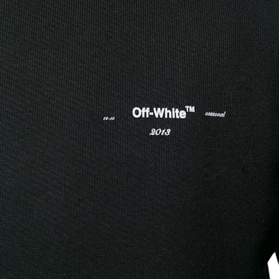 Off-White Arrow Sweatshirt Black/Black Order Off-White Arrow Sweatshirt Black/Black