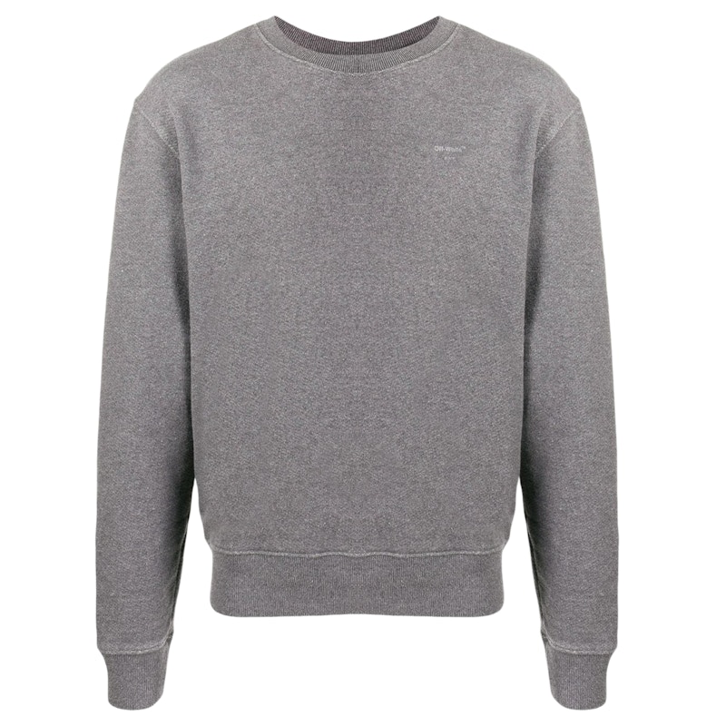 Off-White Arrow Sweatshirt Melange Grey/Silver