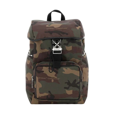 OFF-WHITE Arrow Tuc Backpack Camouflage Multicolor