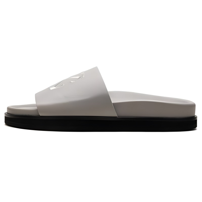 Buy 오프화이트 애로우 슬립온 슬라이더 (그레이) OMIT006F23LEA001-0909