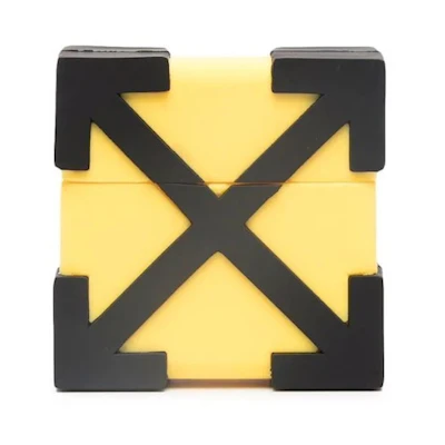 Off-White Arrows Airpod Case Yellow/Black