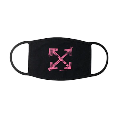 Off-White Arrows Face Mask (SS19) Black/Fuchsia