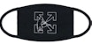 Off-White Arrows Logo Facemask Black/White