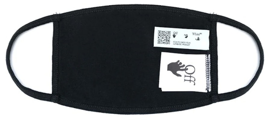 Off-White Arrows Logo Facemask Black/White Order Off-White Arrows Logo Facemask Black/White
