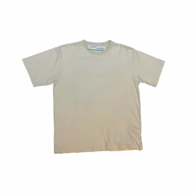 OFF-WHITE Arrows Logo Tee Beige