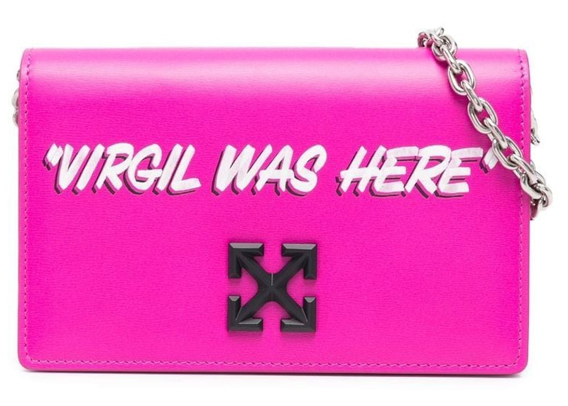 OFF-WHITE Arrows Motif Crossbody Bag Pink