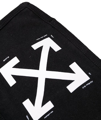 Off-White Arrows Over The Head Face Mask Black/White Lookbook Off-White Arrows Over The Head Face Mask Black/White
