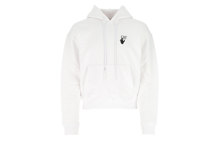 OFF-WHITE Arrows Pullover Hoodie White FW20 OMBB037F20FLE0020110 圖 3