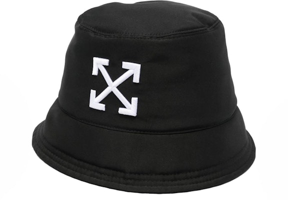 OFF-WHITE Arrows Recycled Bucket Hat Black Buy OFF-WHITE Arrows Recycled Bucket Hat Black