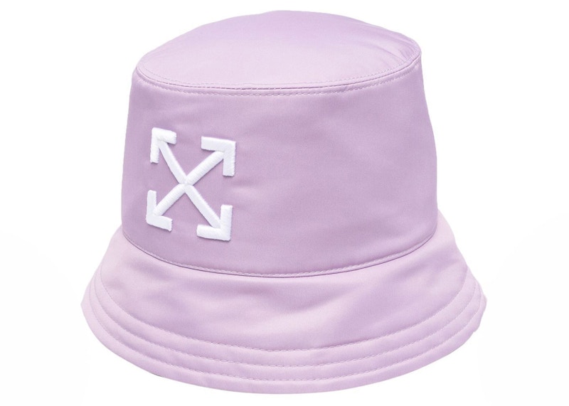 OFF-WHITE Arrows Recycled Bucket Hat Lilac Purple