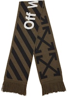 Off-White Arrows Scarf (SS19) Military Green/Black Off-White Arrows Scarf (SS19) Military Green/Black