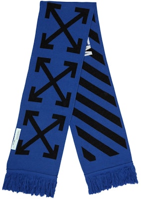 Off-White Arrows Scarf Black/Blue Order Off-White Arrows Scarf Black/Blue