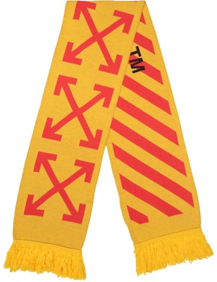 Off-White Arrows Scarf Yellow/Orange Order Off-White Arrows Scarf Yellow/Orange