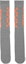 Buy Off-White Arrows Socks (SS19) Grey/Orange