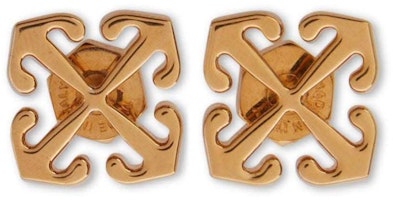 Off-White Arrows Stud Earrings Gold Off-White Arrows Stud Earrings Gold