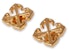 Off-White Arrows Stud Earrings Gold