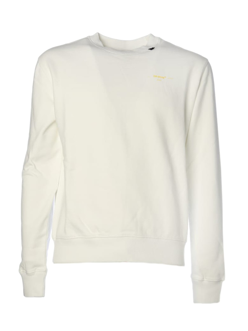Off-White Arrows Sweatshirt White/Yellow