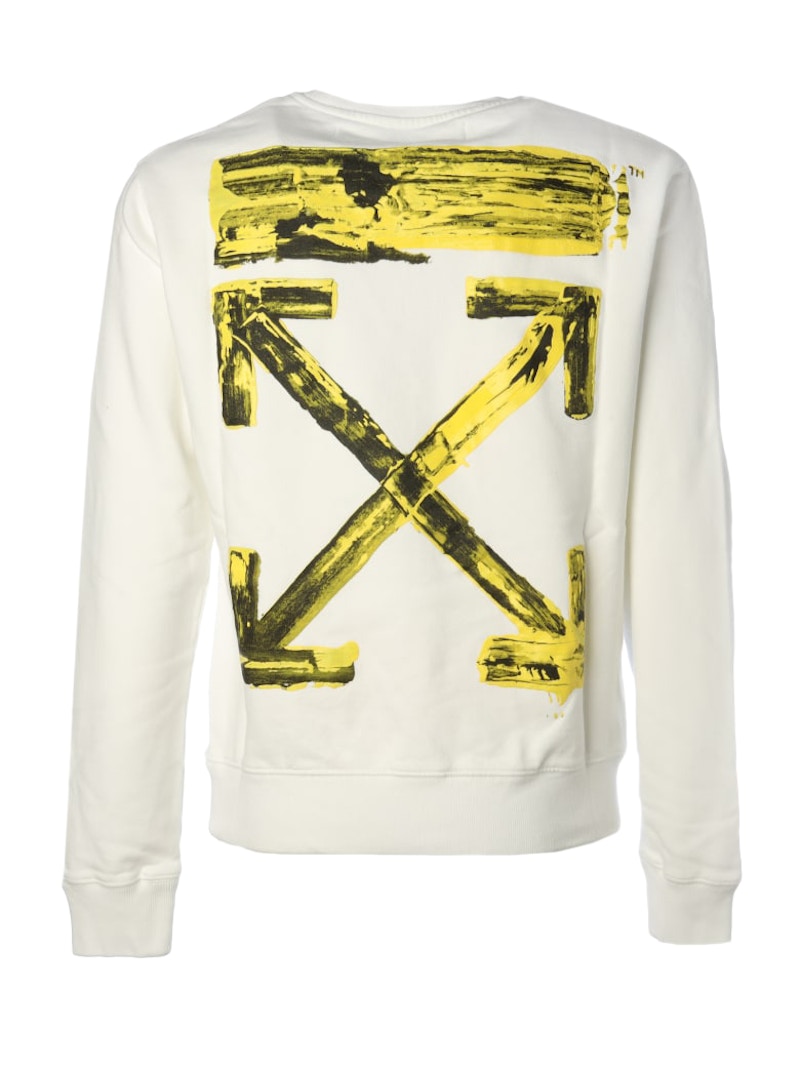 Order Off-White Arrows Sweatshirt White/Yellow