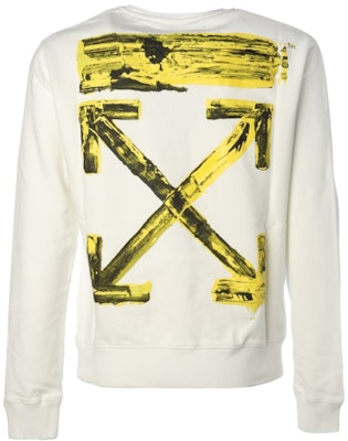 Off-White Arrows Sweatshirt White/Yellow Order Off-White Arrows Sweatshirt White/Yellow
