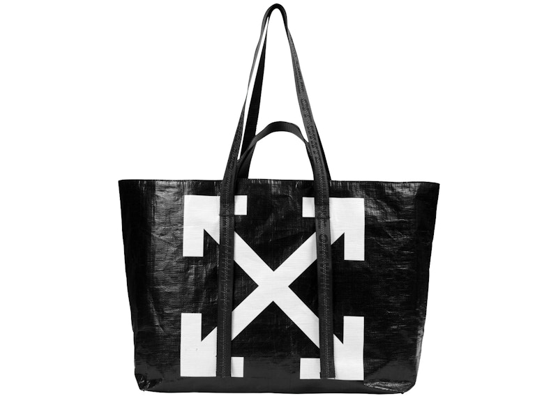OFF-WHITE Arrows Tote Bag Black White