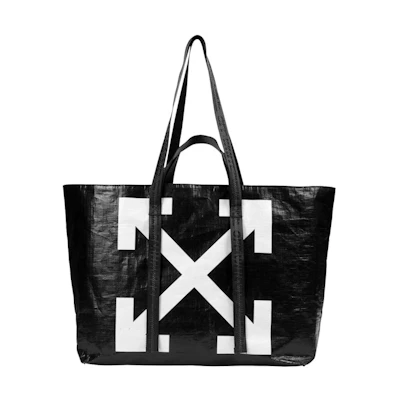 OFF-WHITE Arrows Tote Bag Black White