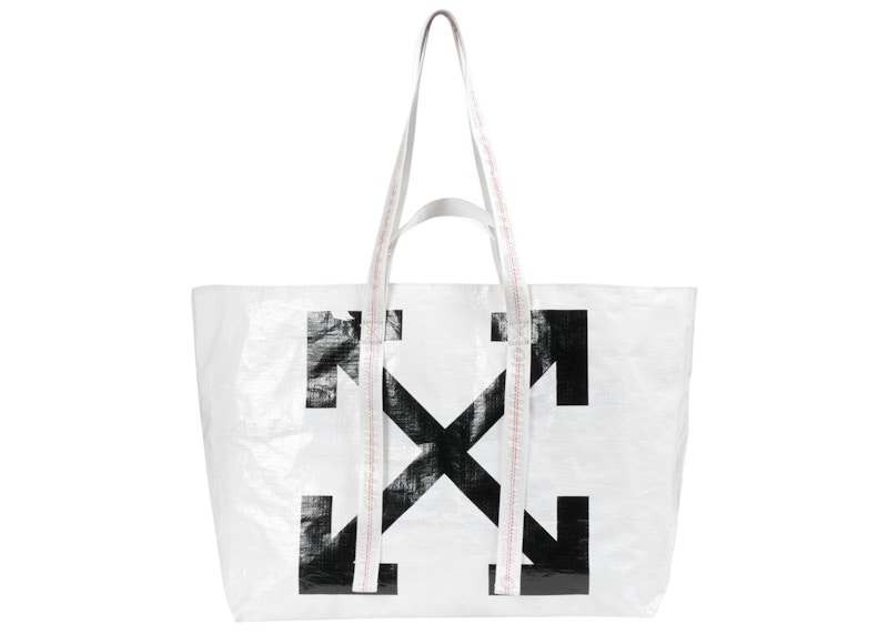 OFF-WHITE Arrows Tote Bag White Black