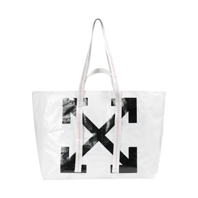 OFF-WHITE Arrows Tote Bag White Black