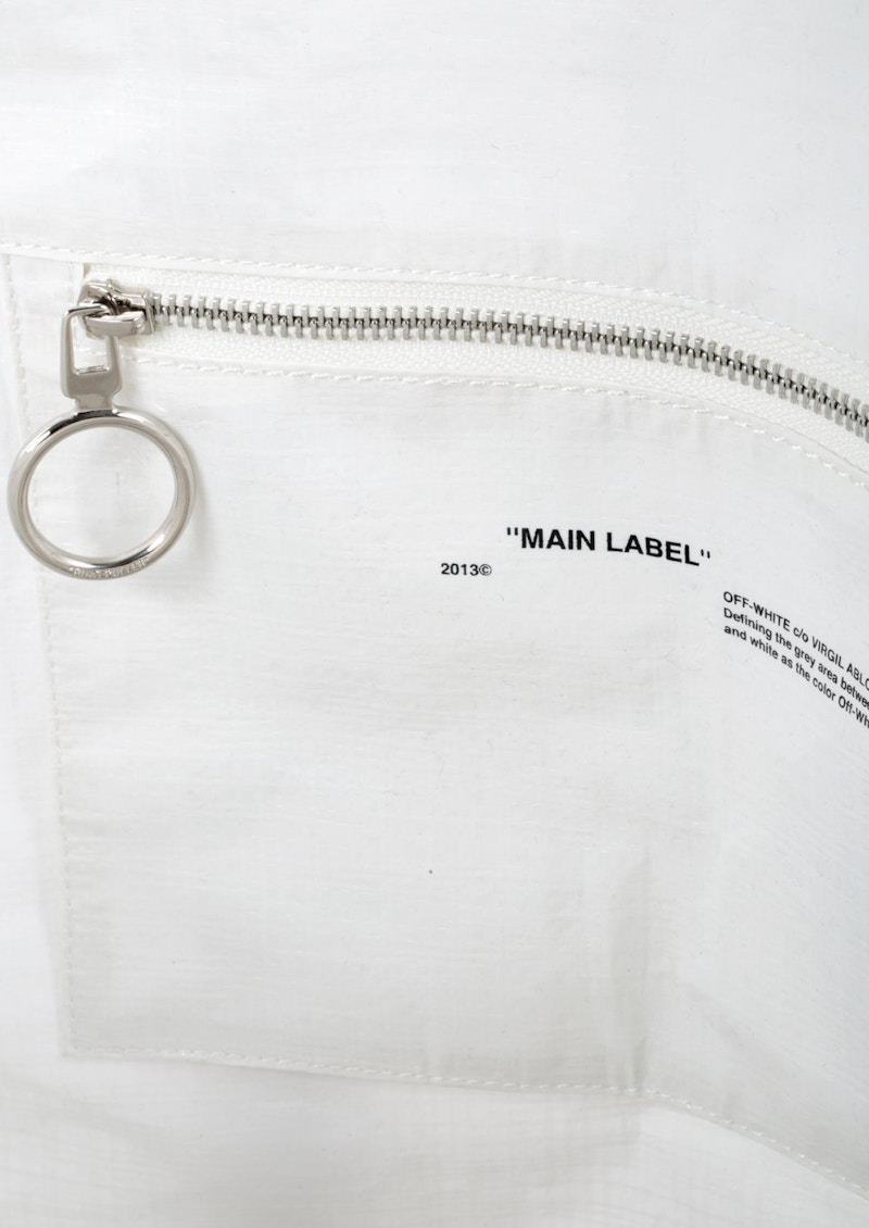 OFF-WHITE Arrows Tote Bag White Black 圖 3