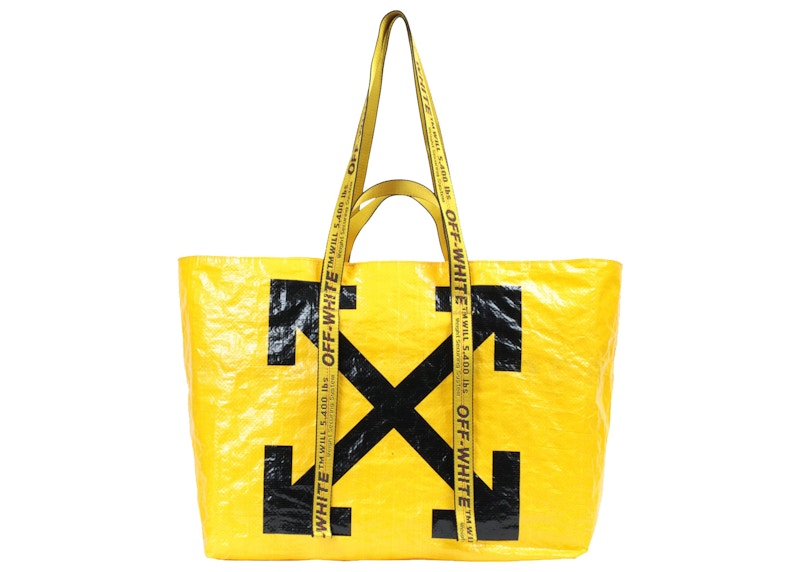 OFF-WHITE Arrows Tote Bag Yellow Black