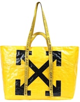 OFF-WHITE Arrows Tote Bag Yellow Black OFF-WHITE Arrows Tote Bag Yellow Black